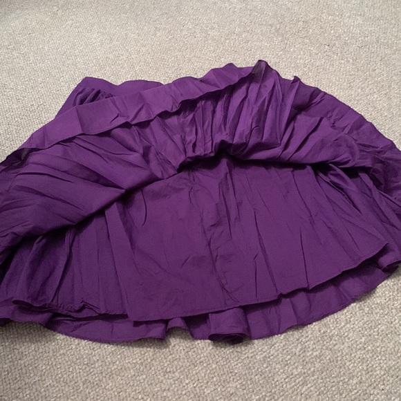 Cute J.Crew Pleated Skirt (Size 4, Purple) - Picture 4 of 4